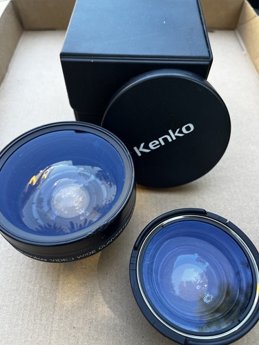 KENKO Video Wide Converter “VC-050 Hi 0.5x and KENKO 0.42X KUW-042. Both.