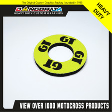 BMX THUMB SAVERS DONUTS GT BIKES YELLOW