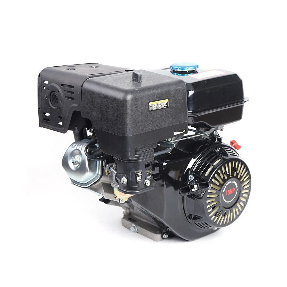 420cc Engine OHV Horizontal Gas Engine Recoil Start Go Kart Motor 15HP 4Stroke - Image 4 of 4