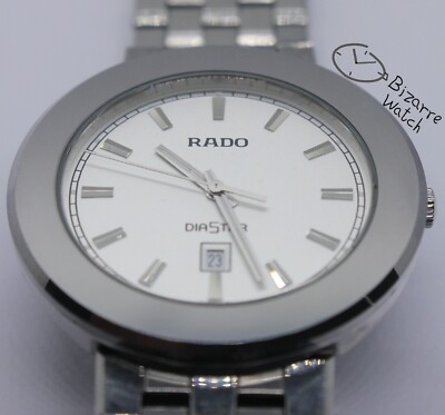 Kratzfeste Rado Diastar 35 mm Wolframcarbid Lünette 152.0341.3 Uhr