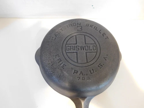 Griswold #3 Cast Iron Skillet