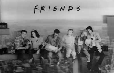 FRIENDS NBC TV SHOW Full Cast 3-D Hologram Matthew Perry Art 11''x17''