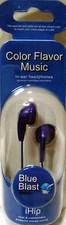 NEW IHIP COLOR FLAVOR MUSIC HEADPHONES-BLUE BLAST