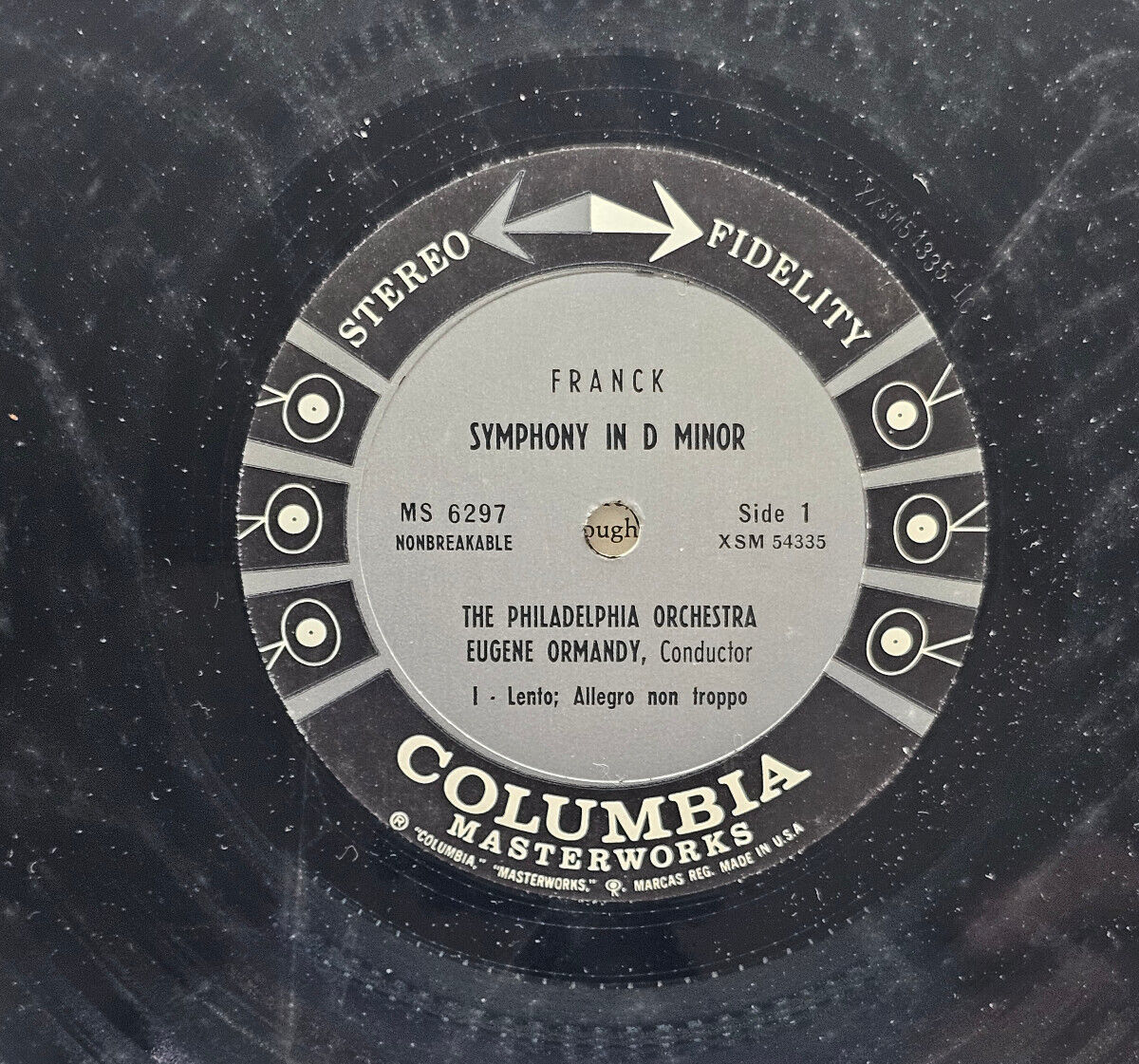 Franck Symphony In D Minor Vinyl Record MS 6297 | eBay