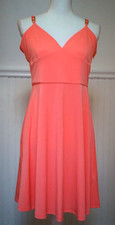 NWT MICHAEL Kors Mini Spagetti Strap Dress Size 10 In Caribbean Pink (Coral)
