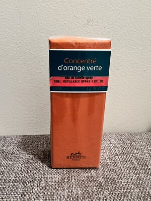 Eau d'Orange Verte 1.6 oz Eau de Cologne Refillable Spray Men (NIB) by Hermes