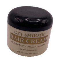 Get Smooth Hair Cream Moisturize Condition Shine Anti-itch/4oz