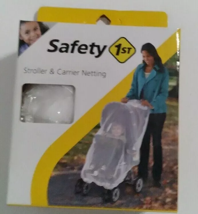 Safety 1st Stroller Carrier Netting Bug Mesh Cover for Babies Toddlers White