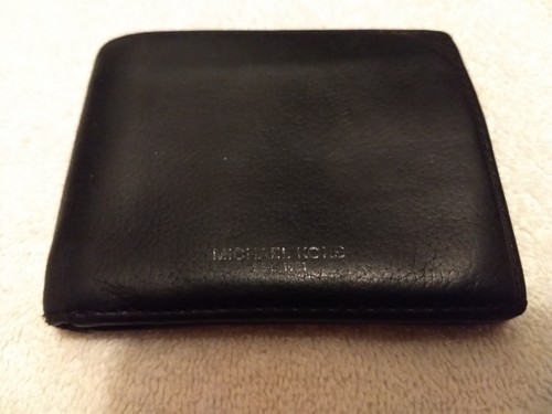 Michael Kors Est. 1981 Leather Bifold Wallet, Black