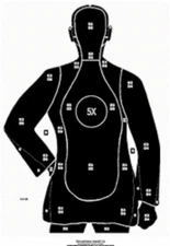B21 XR Silhouette Targets - Qty 50 - Printed in black color