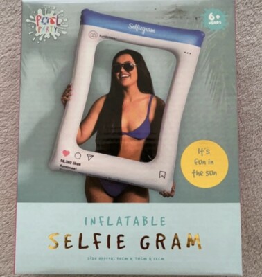 Aufblasbares Selfie Gramm Blow Up Rahmen Photo Booth Geburtstag Abend Party Deko 