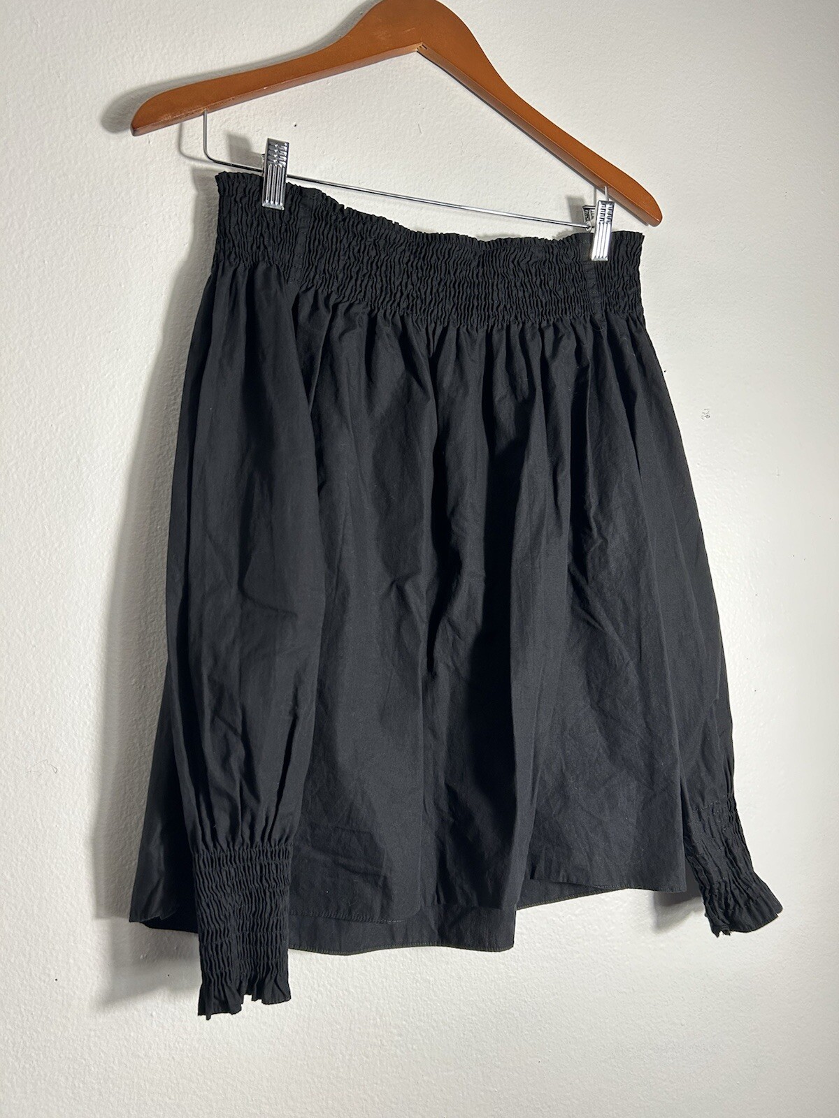 Zara Basic Collection Black Off The Shoulder Blou… - image 3