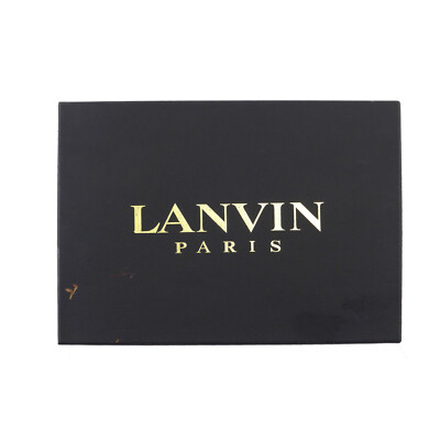 NEW Vintage LANVIN PARIS Leather Binder Keychain Adress Book Gift