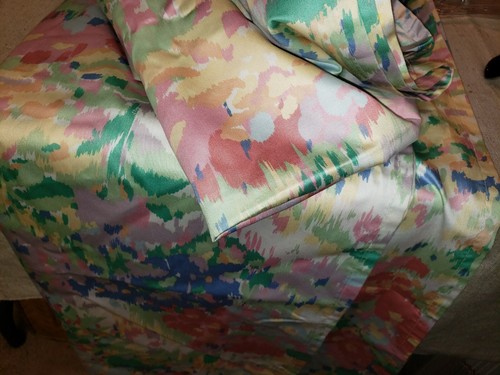 CHURCH TABLE RUNNER ALTAR COVER 105" X 25" EASTER FLORAL CHINTZ CUSTOM MADE - Picture 4 of 4