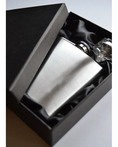 House Of Tweed 6oz Stainless Steel Shooting Hip Flask (CS237) - CLEARANCE - Picture 2 of 2