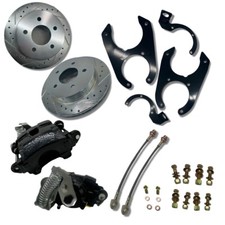 88-98 Chevy 1500 Rear Disc Conversion Kit Black Calipers Obs 88-98 Chevy 1500 Rear Disc Conversion Kit Black Calipers Obs