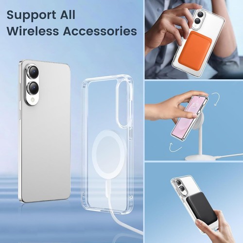 For Galaxy S25 Edge Case Clear Shockproof UltraSlim Transparent Protective Cover - Picture 7 of 10