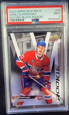 2023 Juraj Slafkovsky NHCD Victory Black Rookies PSA 9 Canadians
