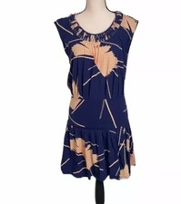 Anthropologie Scattered Stellata Drop Waist Dress By Leifnotes Sz Small