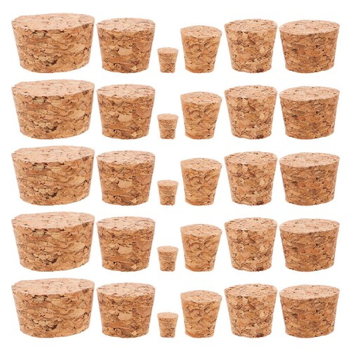 Bottle Stoppers Cork Assorted Sizes Wooden Wine Corks for Crafting