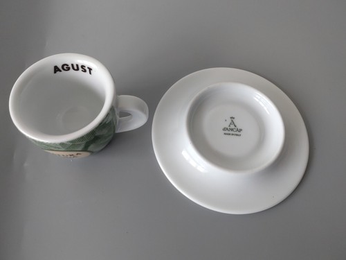 Agust Natura Equa Tazza Espresso Biologica con Piattino, Ancap Padova Italy - Foto 4 di 4