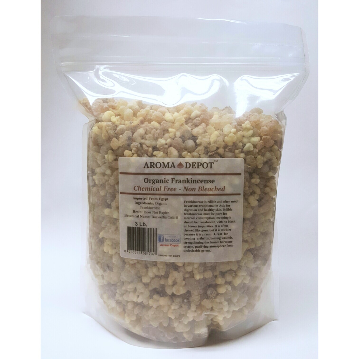 100 Pure Organic Frankincense Resin / Tears Highest Quality Pouch