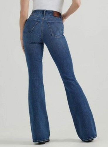 Wrangler Ladies BeSpoke Flare Jeans-112359281 - Picture 3 of 27