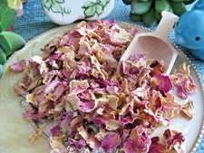 NEW RUSTIC PRIM STYLE DRIED NATURAL PINK-CREAM ROSE PETALS--Lovely Potpourri