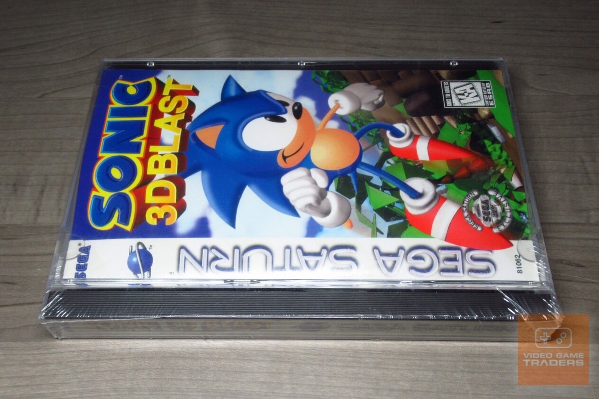 Sonic 3D Blast (Sega Saturn 1996) FACTORY SEALED! - RARE