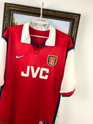Arsenal Home football shirt 1998 Soccer #8 Ljungberg Nike Jersey
