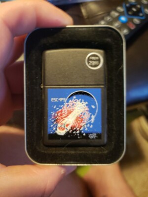 Vintage Retired Unstruck Zippo Lighter Escape 12585 Stanley Mouse Journey 1998 