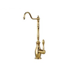 Ti-Gold Luxury Kitchen Sink Faucet Single Handle Brass Pure Cold Water Faucet
