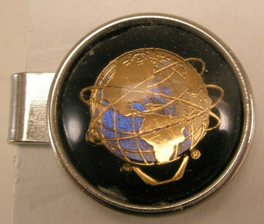 Globe Travel Flight Paths TINY SMALL Vintage Tie … - image 1