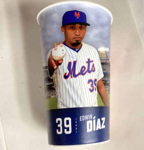 NY Mets SGA Souvenir Beverage 28 oz Cup Edwin Diaz / Robinson Cano MLB