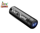 Customize Name & logo 500ML Thermos Intelligent Temperature Vacuum  Water Bottle