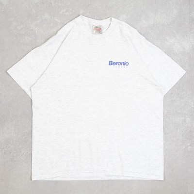 Oneita Vintage Beronio Single Stitch T-Shirt X-Large Herren 1990s Grau Workwear