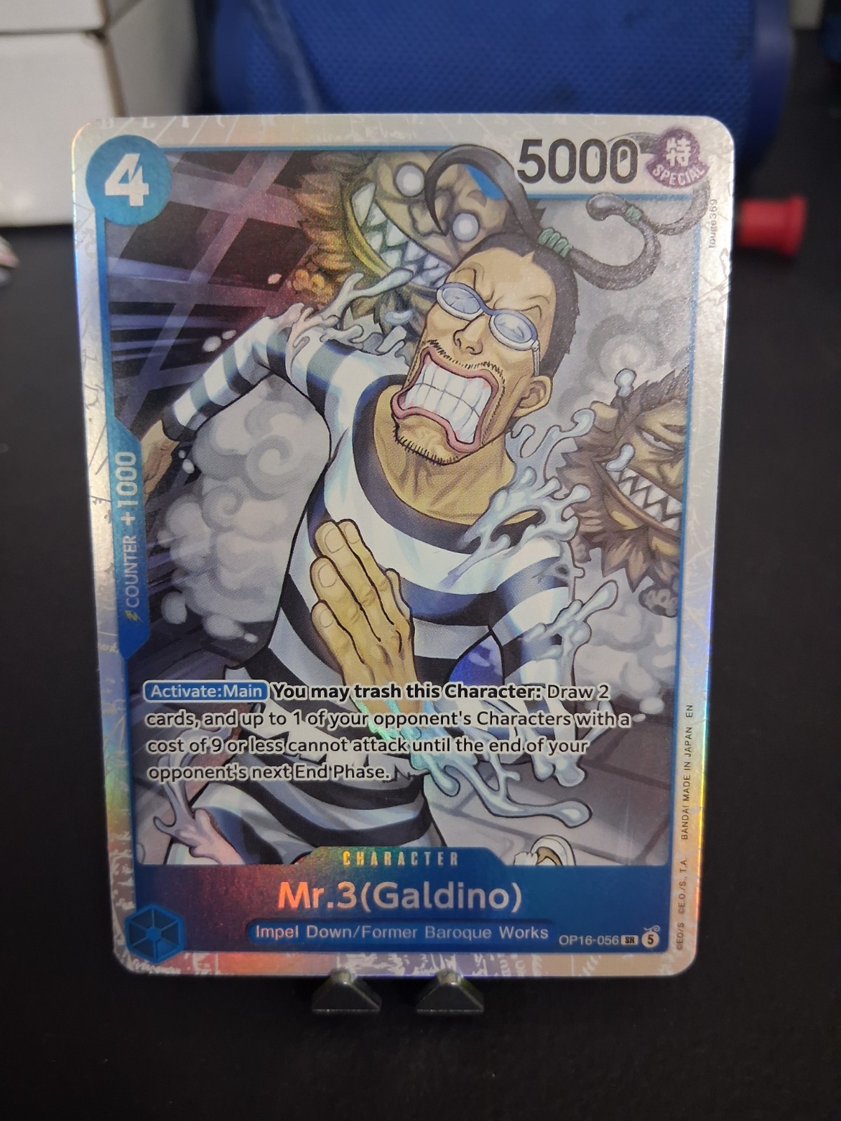 Mr.3(Galdino) OP16-056 SR The Time of Battle Foil English One Piece NM