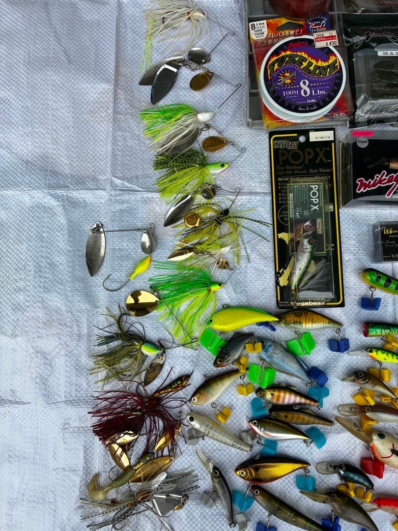 Megabass Bass Fishing Lure & Tackle Set 100+ Items, Used, Includes Reels & Gear - Image 7