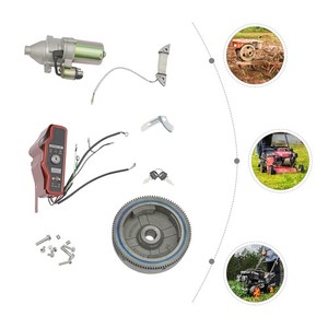 Honda GX390 13 HP ELECTRIC START KIT FLYWHEEL STARTER MOTOR KEY BOX