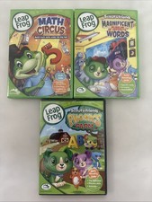 Leap Frog Early Learning Lot Of 3 Educational DVD Set, Numbers, Letters
