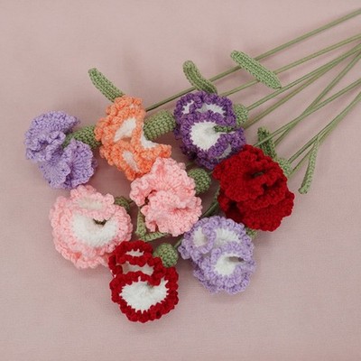 Handarbeit Nelke Häkelblume Einzelstrauß Strickgarn Blumendekoration