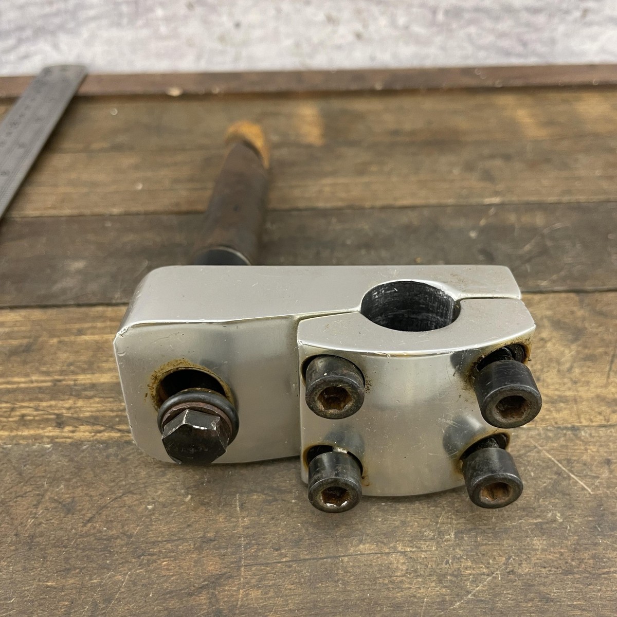 DK Pro Stem Old School Bmx Vintage ステム Vintage DK BMX Racing Quill Stem Silver USA HTF | eBay