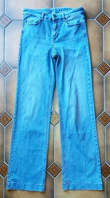 MAC ''Dream WIDE authentic'': tolle Jeans, mittelblau, Gr. 40 / 36 ( 40-42L tall)
