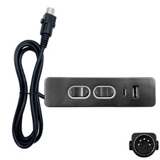 4 Button 5 Pin Switch DL-SK-179-06 Lift Chairs Hand Control with USB A C Port