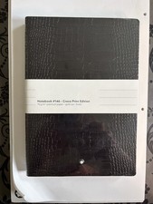 Montblanc Notebook #146 Croco Print Dark Brown Edition Lined A5 - New Sealed