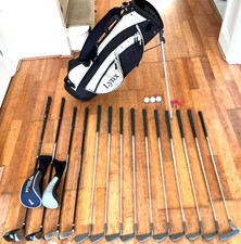 Mens PETRON Tanaka Full Golf Clubs Set 14 Irons Woods Right Handed + Stand Bag