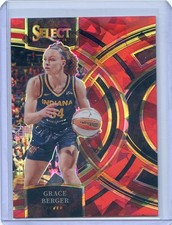 2024 Panini Select WNBA GRACE BERGER #157 PREMIER RED ICE PRIZM FEVER