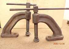 2 OLDER ARMSTRONG NO. 713 SCREW CLAMP HOLD DOWN ARMS