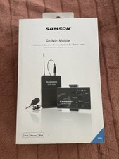 NEW Samson Professional Go Mobile Digital Wireless Lapel Mic/Mobile Adapt Kit