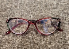 Women's Cat Eye Reading Glasses Blue Light Blocking Multicolor Frame 2.75